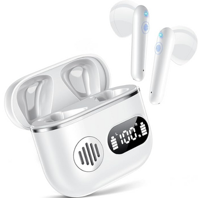 Wireless Earbuds Bluetooth 5.3 Headphones with ENC Mic, 48H Playtime, IP7 Waterproof