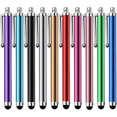 Stylus Pens for Touch Screens, 10 Pack Universal Capacitive Pens for iPad, Tablets & Phones