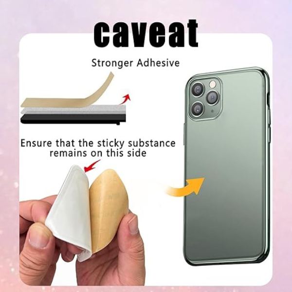 5PCS Silicone Suction Phone Holder Mount – Sticky Wall Phone Grip for Hands-Free Use