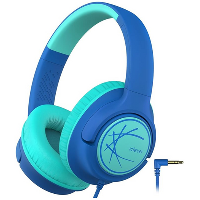 Kids Headphones Wired Over Ear with 85dB Safe Volume Limit, Foldable Stereo Headset