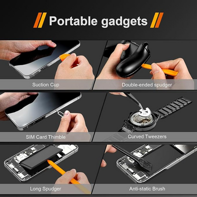 38Pcs Precision Screwdriver Set with Torx, Triwing, Pentalobe, for Phone, Laptop & Console Repair