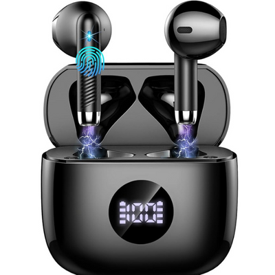 Wireless Earbuds Bluetooth 5.4 Headphones with ENC Mic, 40H Playtime, Deep Bass, IP7
