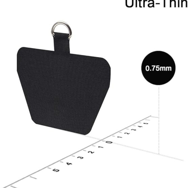 Crossbody Phone Lanyard Strap with Patch – Adjustable Nylon Neck Strap for Smartphones