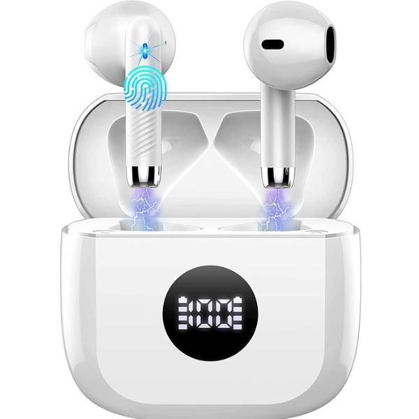 Wireless Earbuds Bluetooth 5.4 in Ear Headphones with ENC Mic, 40H Playtime, IP7 Waterproof