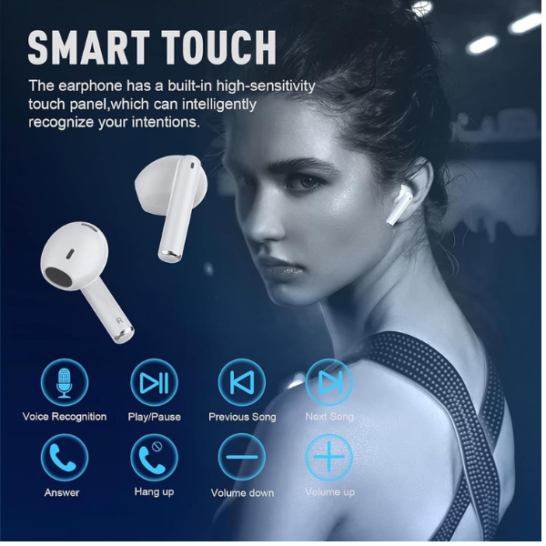Wireless Earbuds Bluetooth 5.3, Noise Cancelling In Ear Headphones, 48H Playtime, IPX8