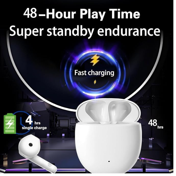Wireless Earbuds Bluetooth 5.3, Noise Cancelling In Ear Headphones, 48H Playtime, IPX8