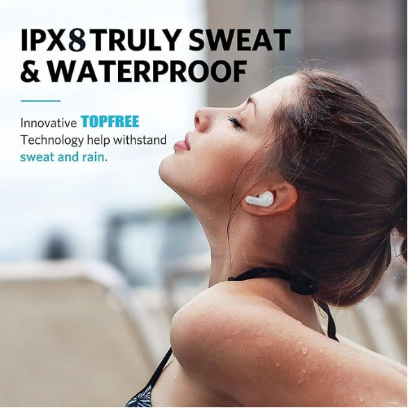 Wireless Earbuds Bluetooth 5.3, Noise Cancelling In Ear Headphones, 48H Playtime, IPX8