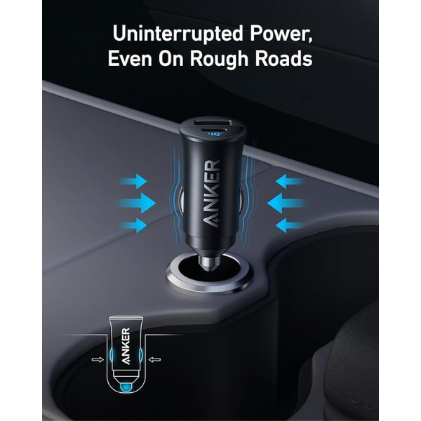 30W Dual USB C Car Charger, Fast Charging Adapter for iPhone, Samsung & More