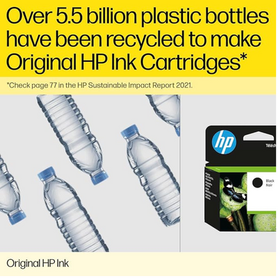 HP 305 Black Ink Cartridge, High Yield, 120 Page Yield, Single Pack
